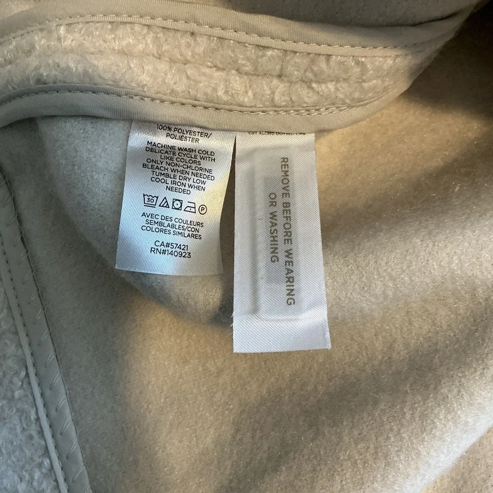 Loft Teddy Sherpa Double Breasted Overcoat Boucle Off White Womens Coat NWT XS‎